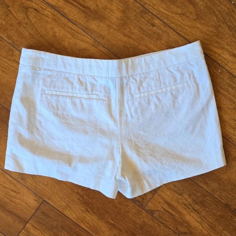 Cynthia Rowley white brocade shorts - Picture 2 of 5